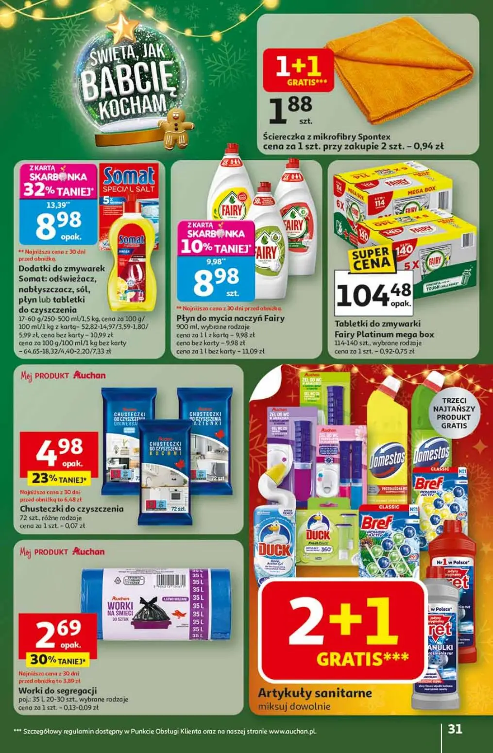 gazetka promocyjna Auchan Święta jak Babcię kocham - Strona 31