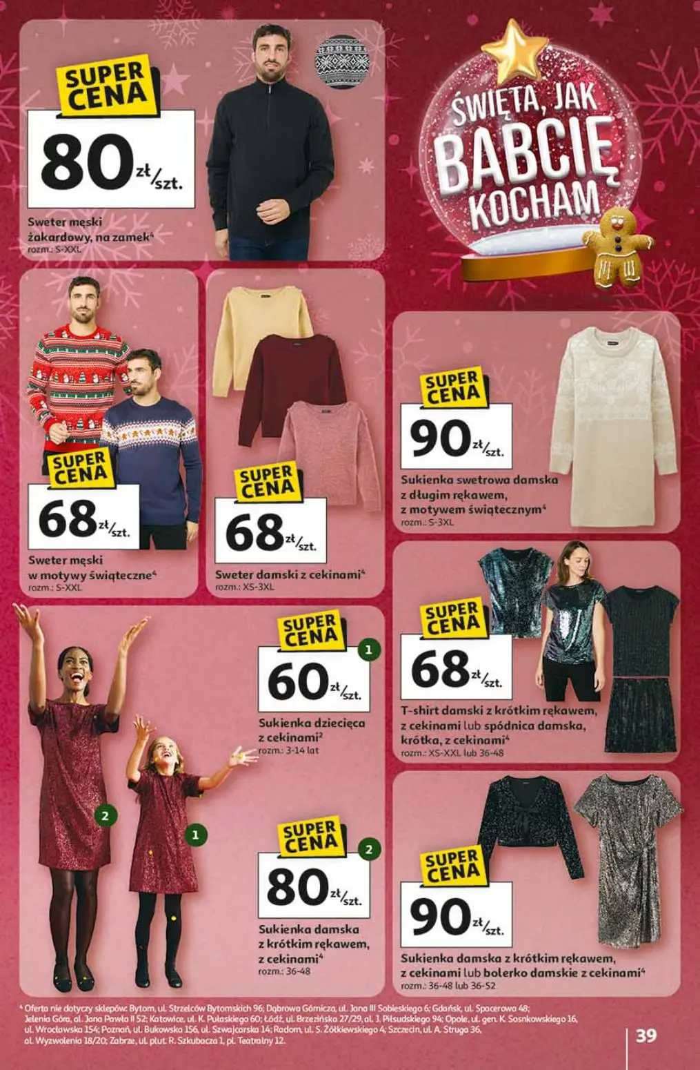gazetka promocyjna Auchan Święta jak Babcię kocham - Strona 39