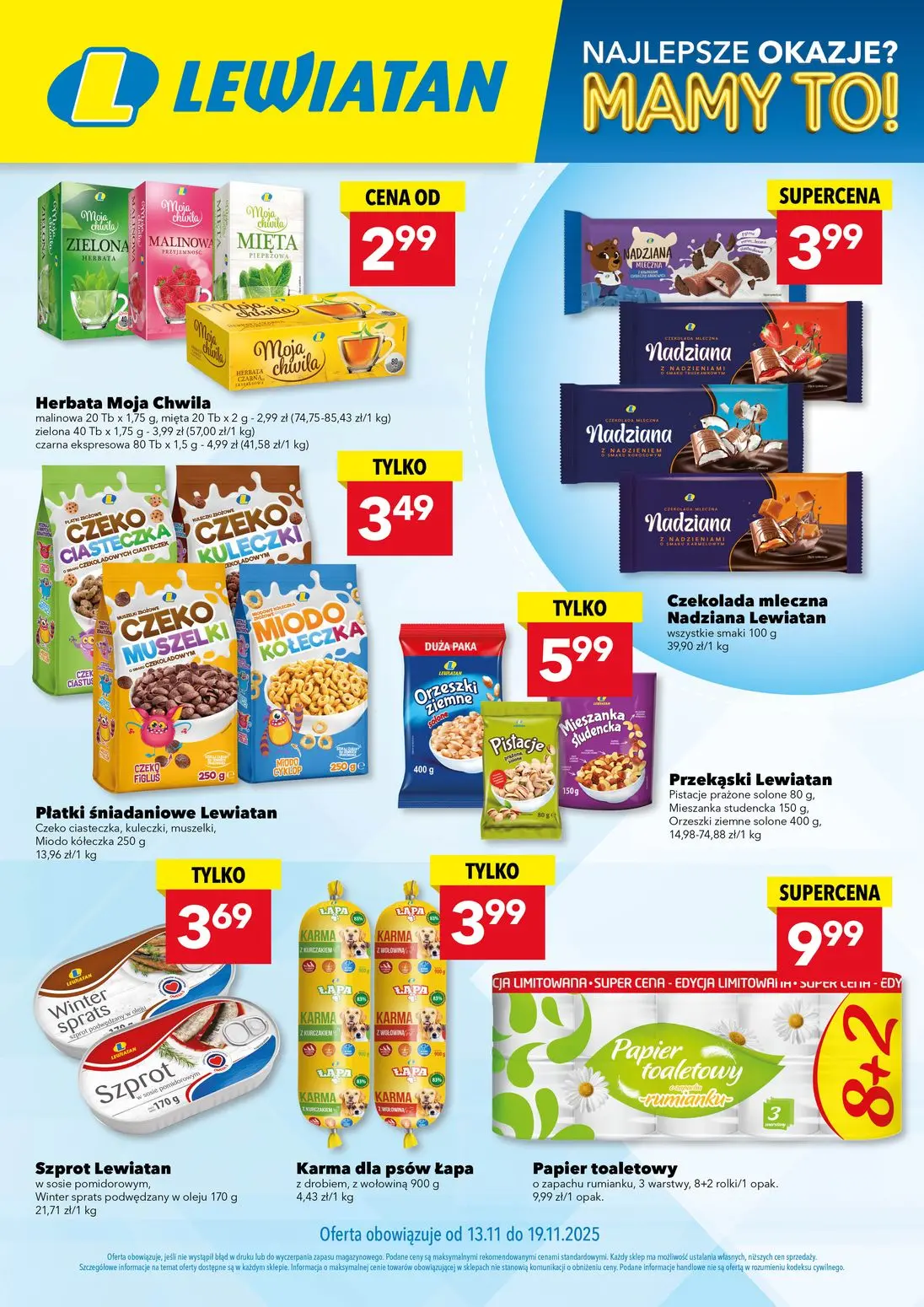 gazetka promocyjna LEWIATAN Najlepsze okazje? MAMY TO w Lewiatanie - Strona 1