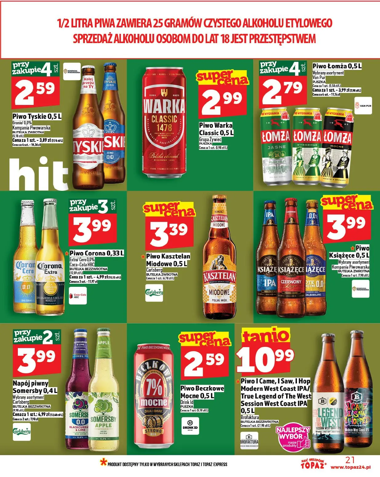 gazetka promocyjna Topaz Warszawa - Strona 21