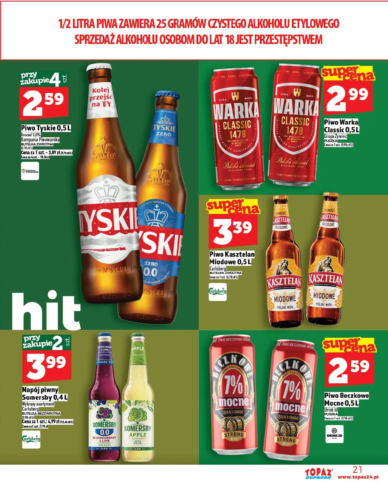 gazetka promocyjna Topaz Express - Strona 21