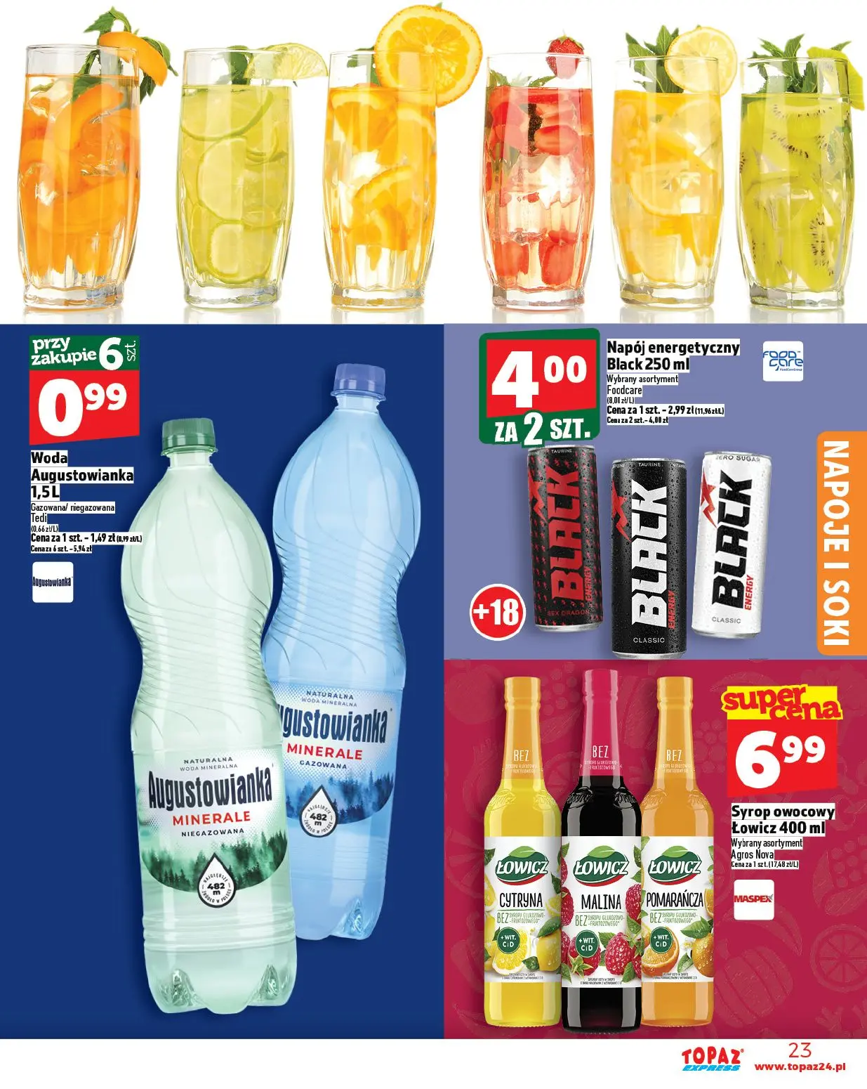 gazetka promocyjna Topaz Express - Strona 23