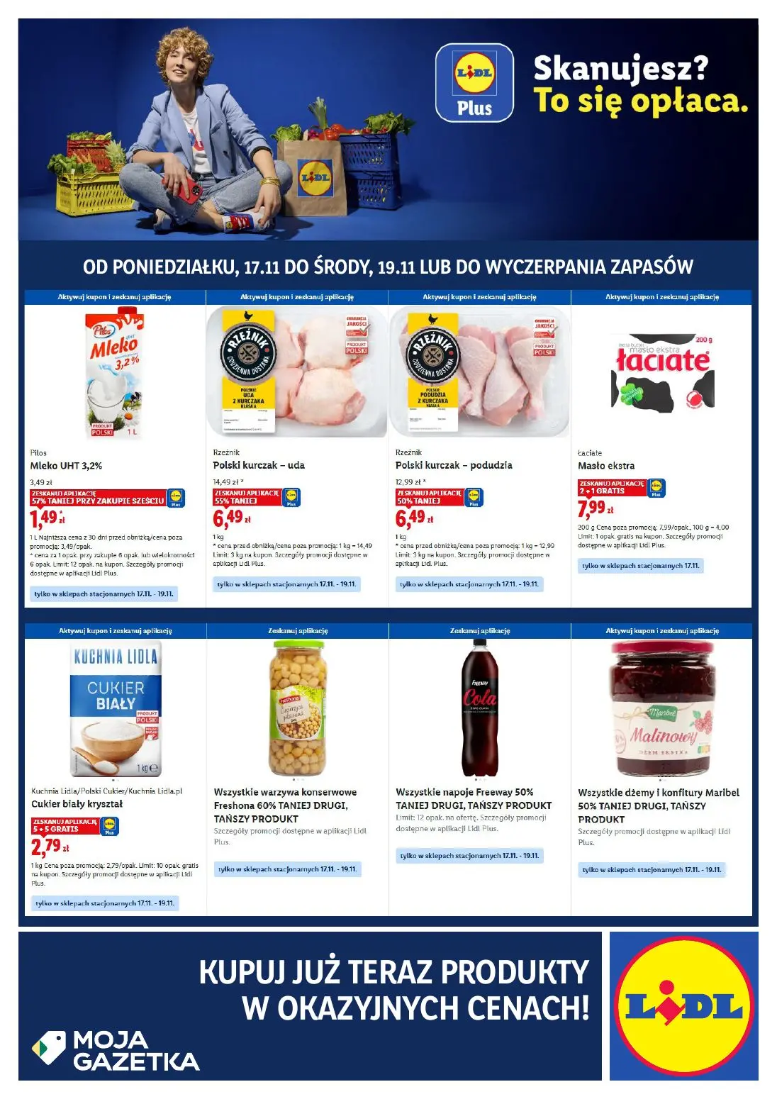 gazetka promocyjna LIDL Lidl plus. Skanujesz - To się opłaca - Strona 1
