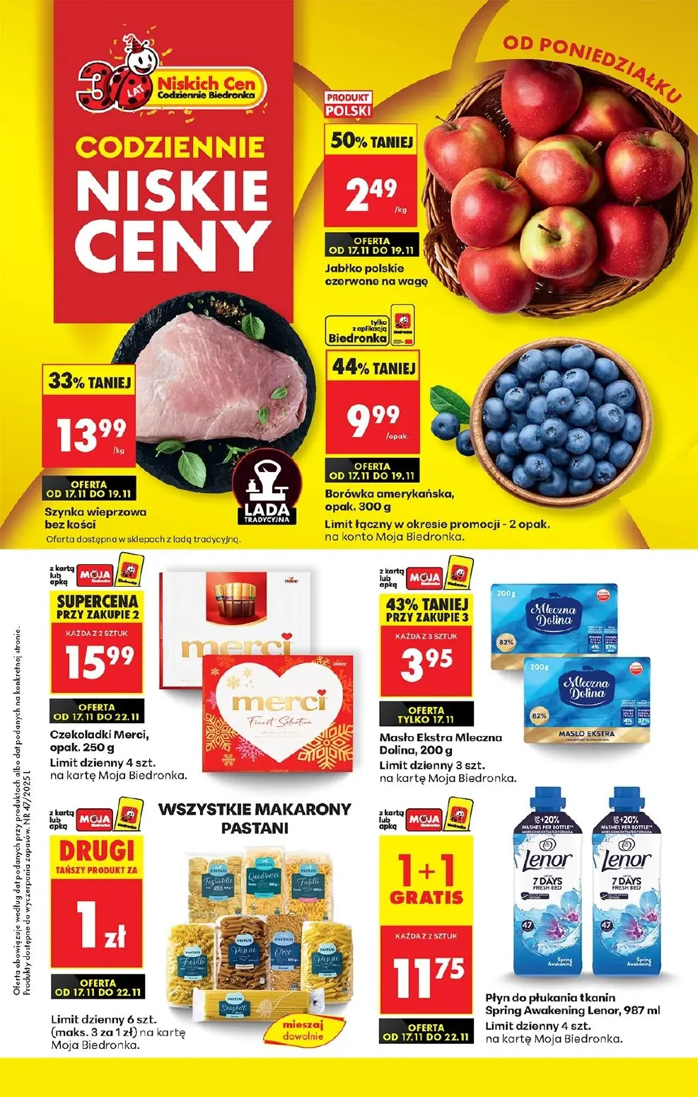 gazetka promocyjna Biedronka Lada tradycyjna. Od poniedziałku - Strona 1