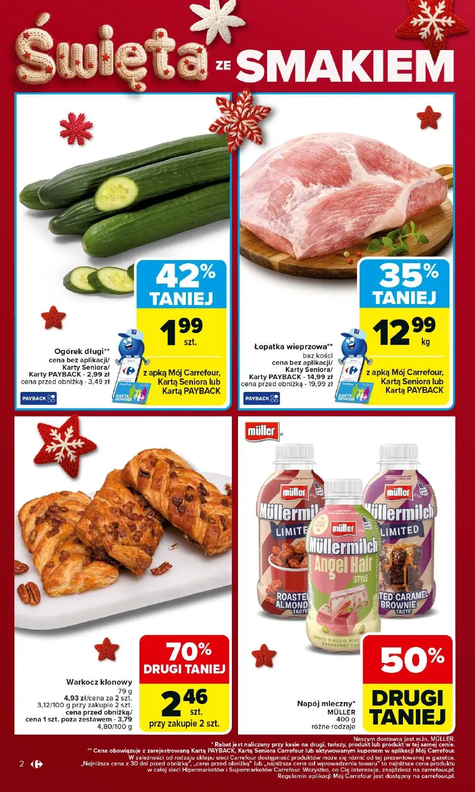 gazetka promocyjna Carrefour Market Święta ze smakiem - Strona 2