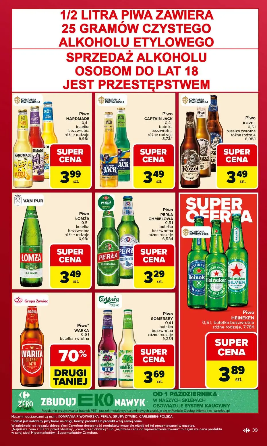 gazetka promocyjna Carrefour Market Święta ze smakiem - Strona 39