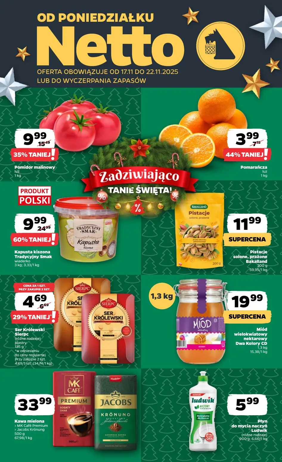 gazetka promocyjna NETTO Zadziwiająco tanie Święta 🎄 - Strona 1