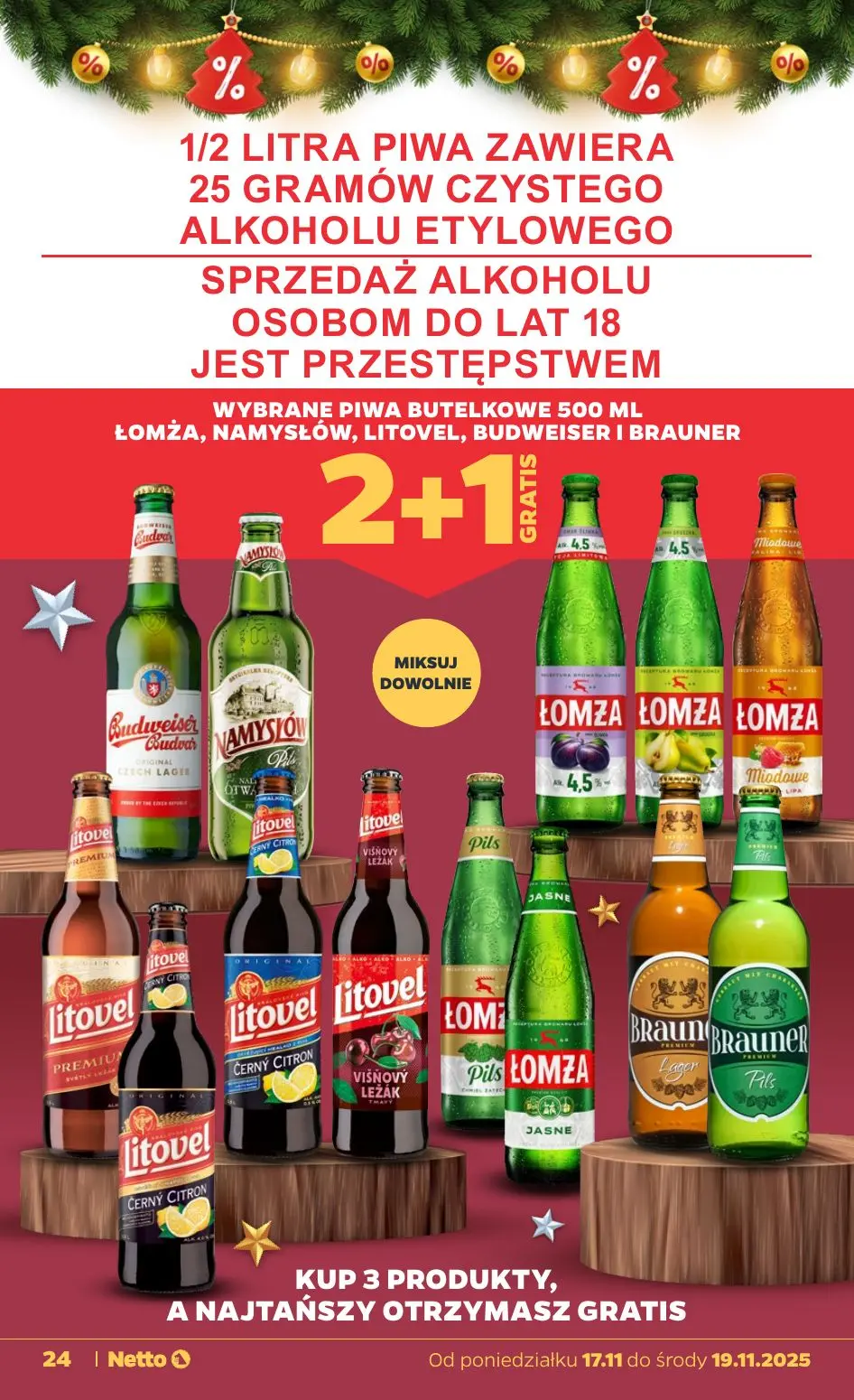 gazetka promocyjna NETTO Zadziwiająco tanie Święta 🎄 - Strona 24