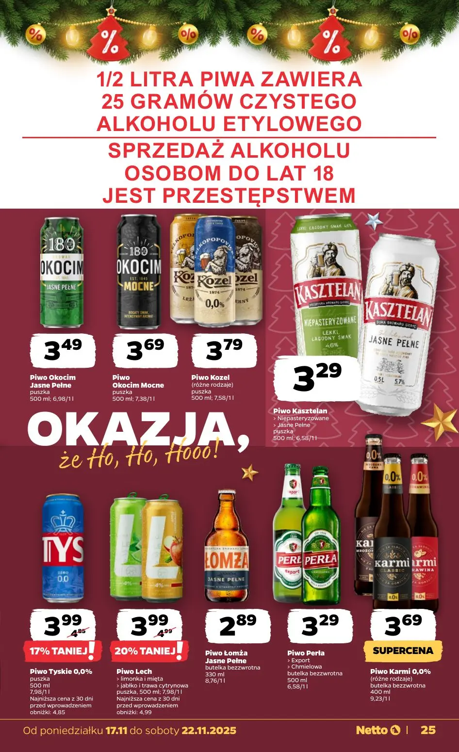 gazetka promocyjna NETTO Zadziwiająco tanie Święta 🎄 - Strona 25