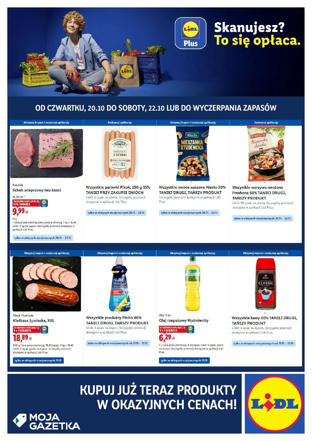 gazetka promocyjna LIDL Lidl plus. Skanujesz - To się opłaca - Strona 1
