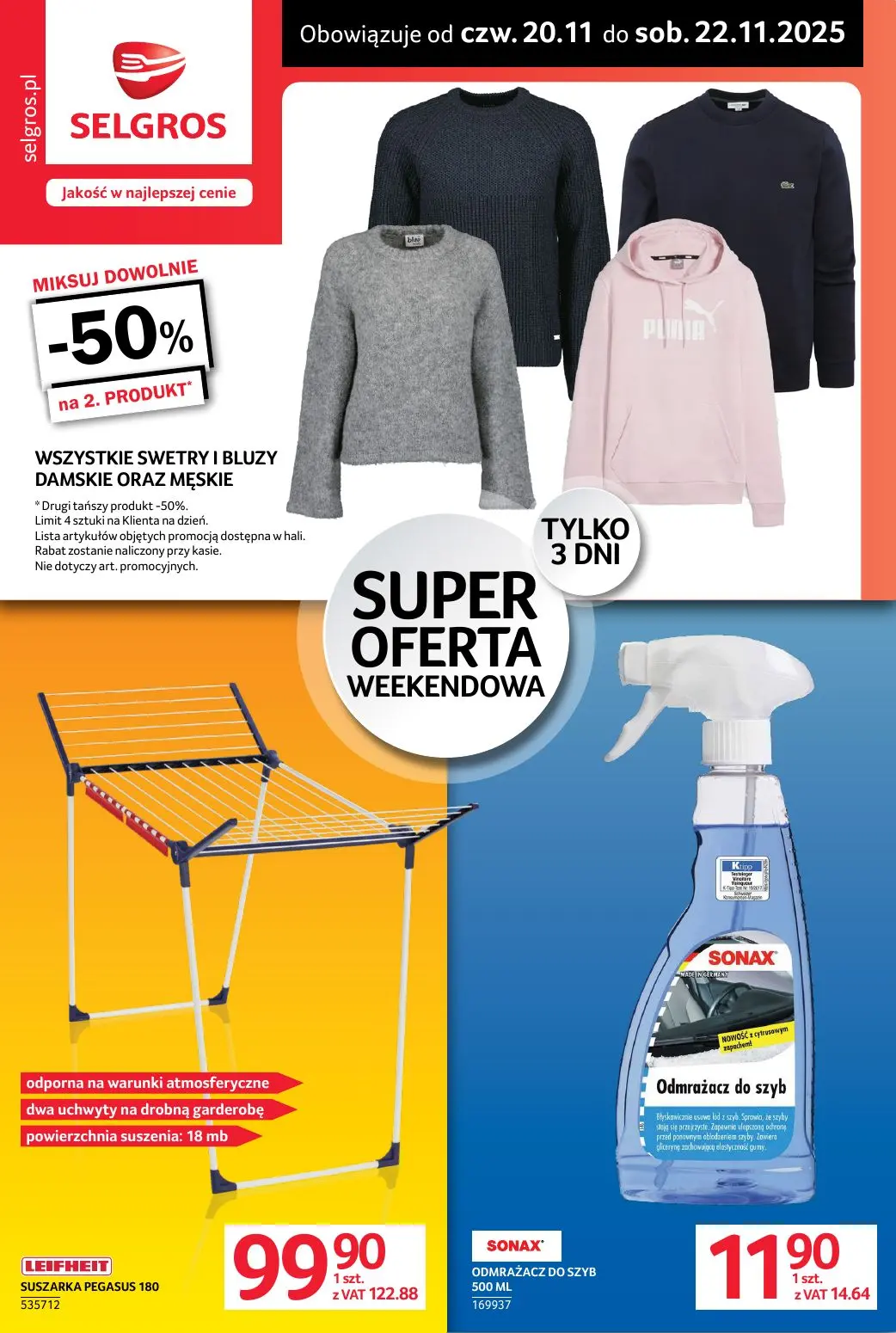 gazetka promocyjna SELGROS Oferta weekendowa - Strona 1
