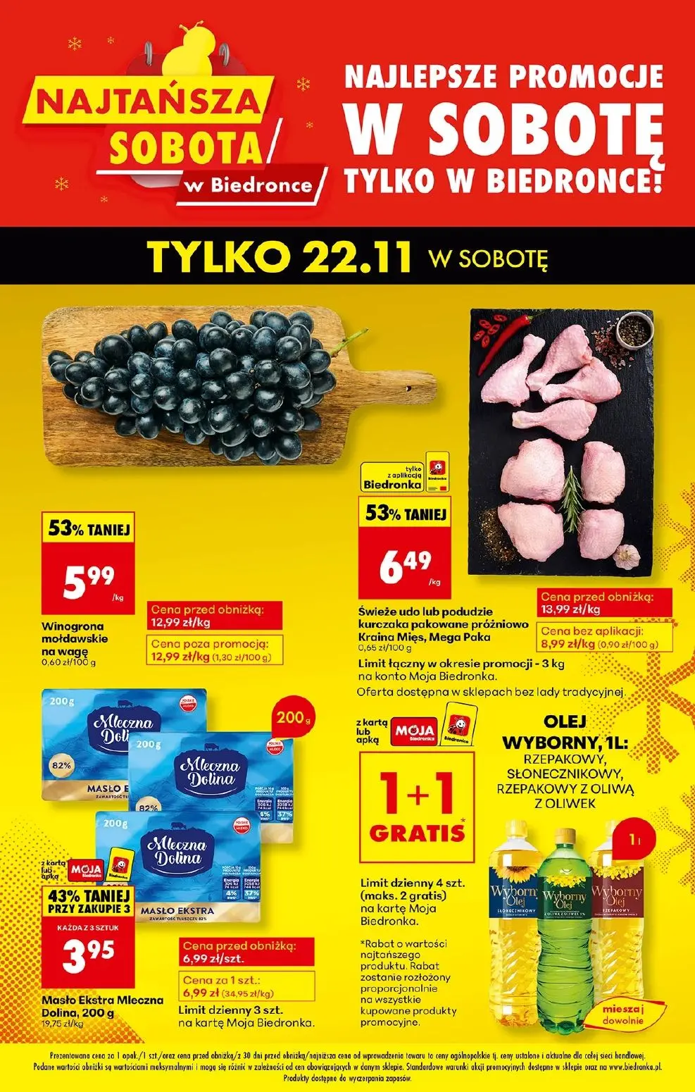 gazetka promocyjna Biedronka Tylko w sobotę - Strona 1