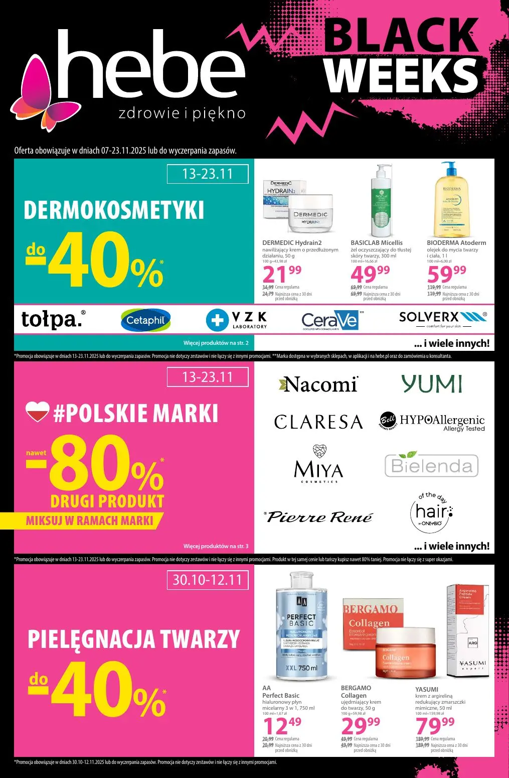 gazetka promocyjna hebe Black Weeks - Strona 1