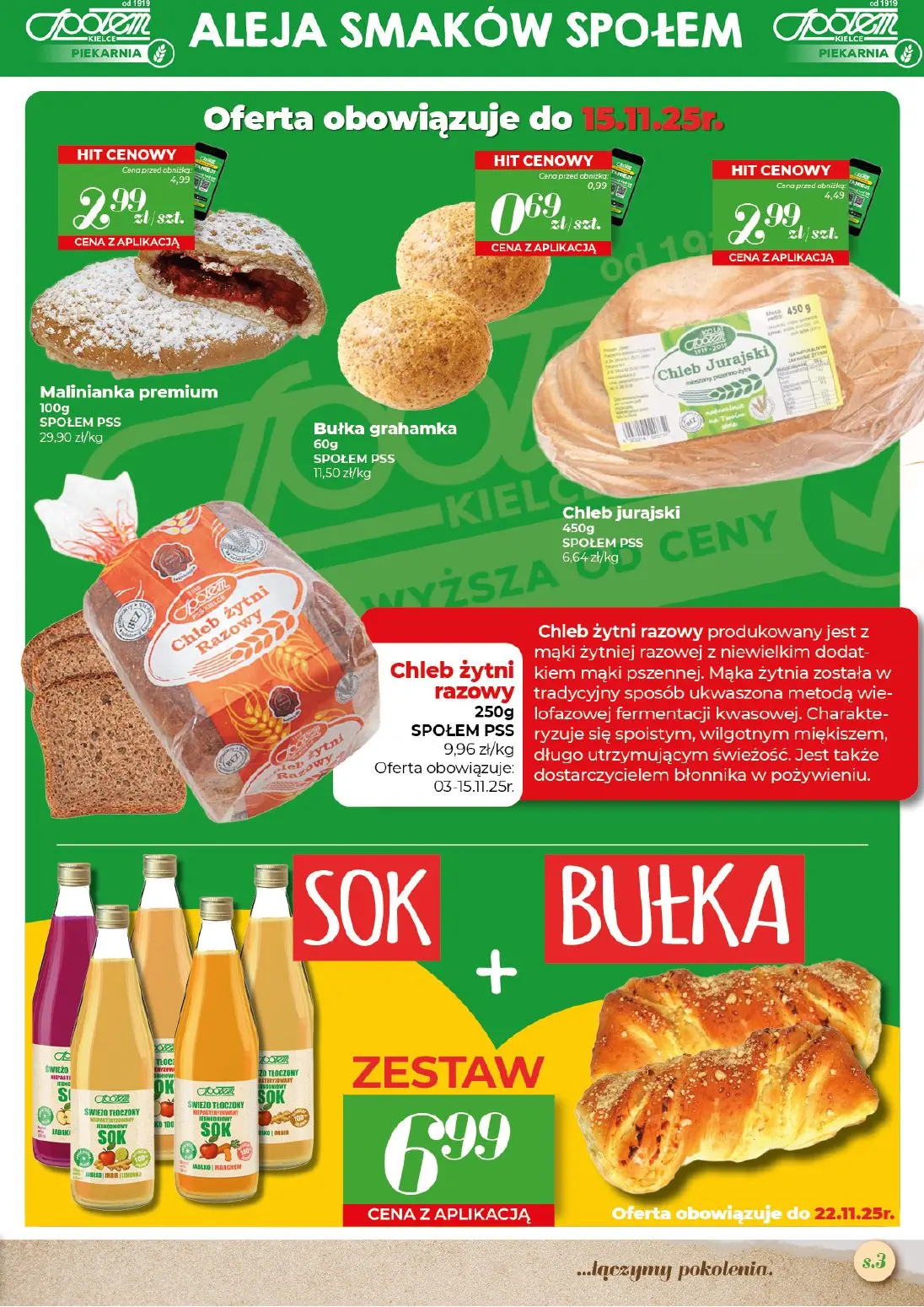 gazetka promocyjna Społem Kielce Jakość wyższa od ceny - Strona 3