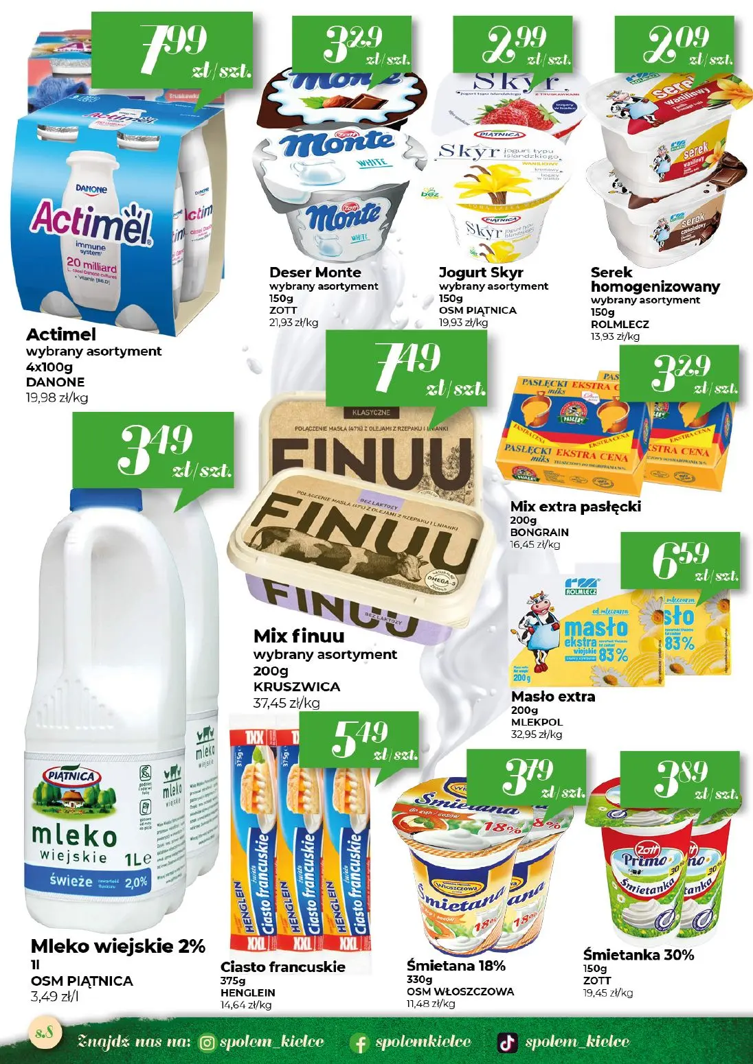 gazetka promocyjna Społem Kielce Jakość wyższa od ceny - Strona 8