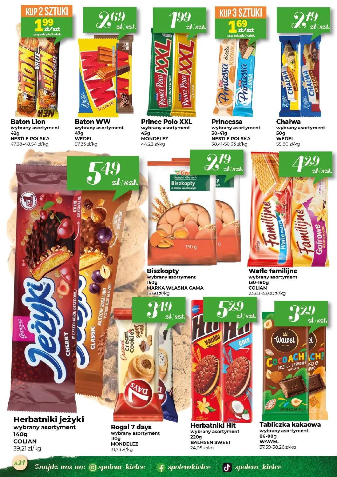 gazetka promocyjna Społem Kielce Jakość wyższa od ceny - Strona 14