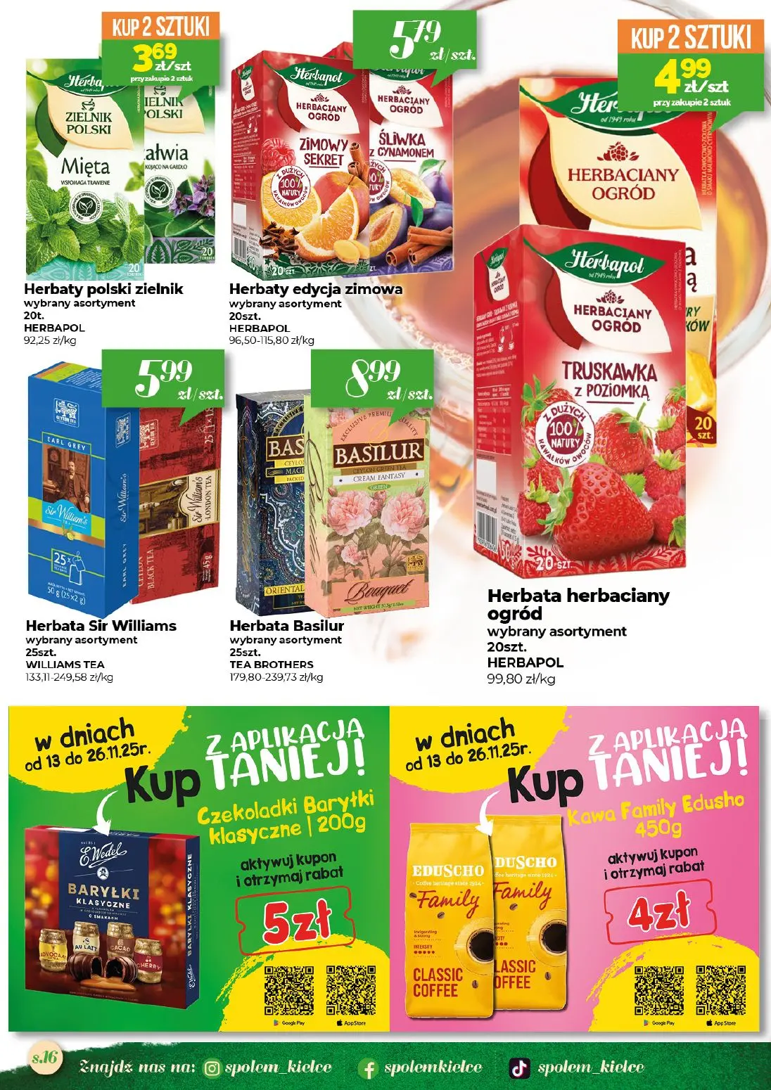 gazetka promocyjna Społem Kielce Jakość wyższa od ceny - Strona 16