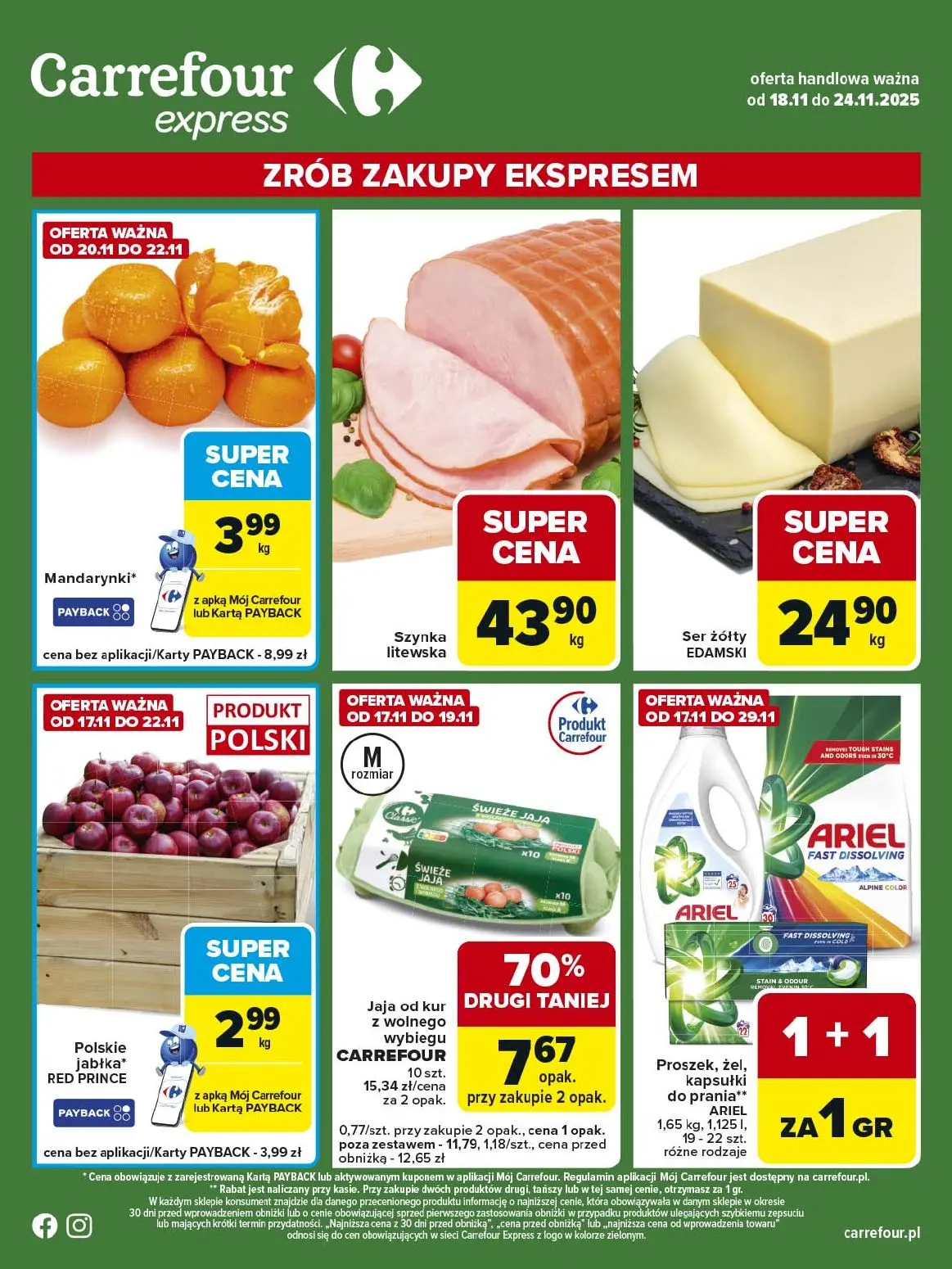 gazetka promocyjna Carrefour Express Zrób zakupy ekspresem - Strona 1