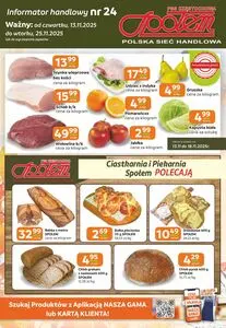 Gazetka promocyjna Społem Częstochowa, ważna od 2025-11-13 do 2025-11-25.