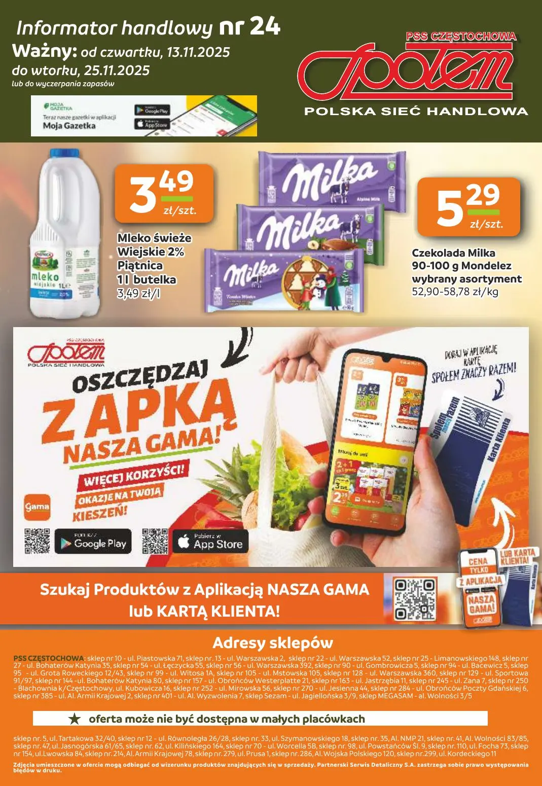gazetka promocyjna Społem Częstochowa  - Strona 12