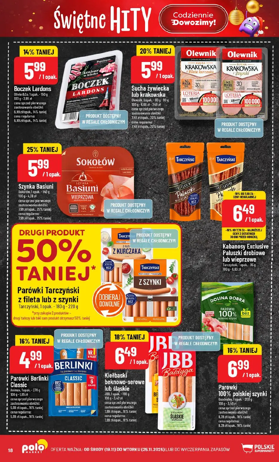 gazetka promocyjna POLOmarket Świętne hity - Strona 18