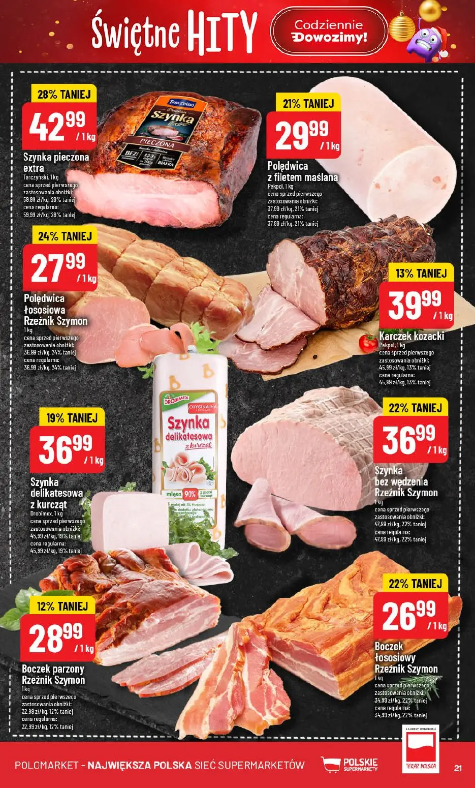 gazetka promocyjna POLOmarket Świętne hity - Strona 21