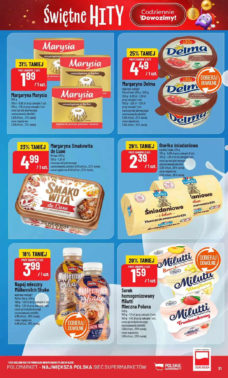 gazetka promocyjna POLOmarket Świętne hity - Strona 31