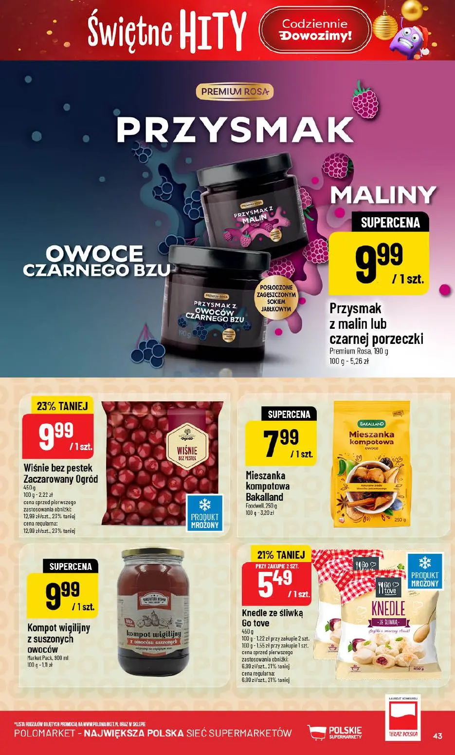 gazetka promocyjna POLOmarket Świętne hity - Strona 43