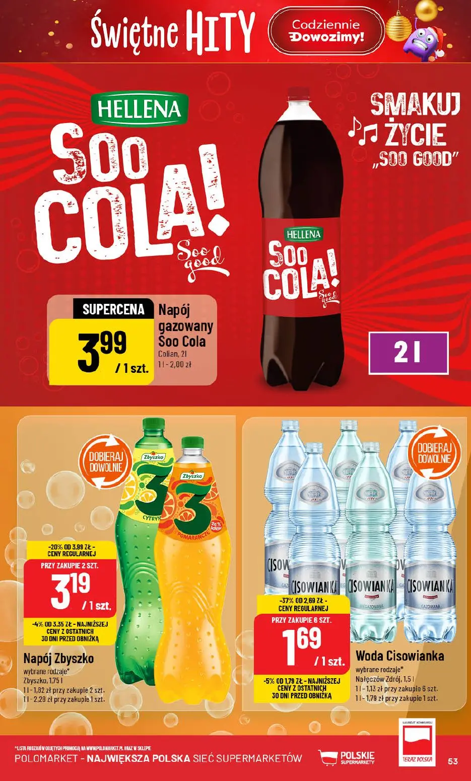 gazetka promocyjna POLOmarket Świętne hity - Strona 53