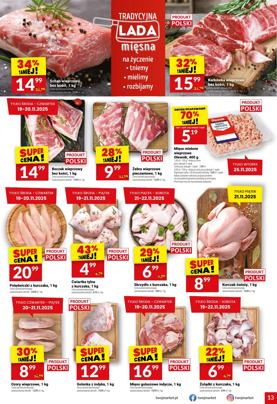 gazetka promocyjna Twój Market Zawsze po drodze! - Strona 13