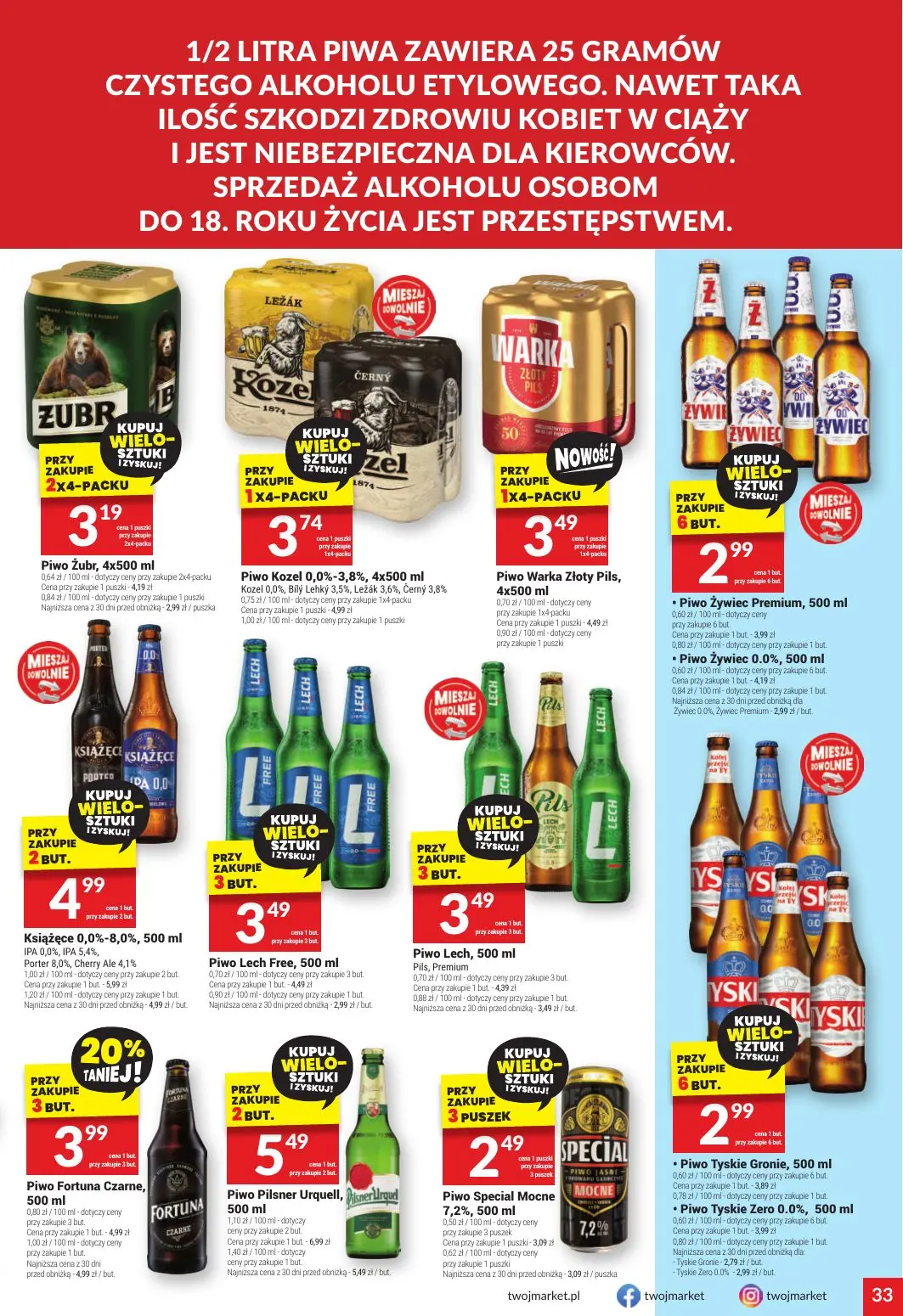 gazetka promocyjna Twój Market Zawsze po drodze! - Strona 33