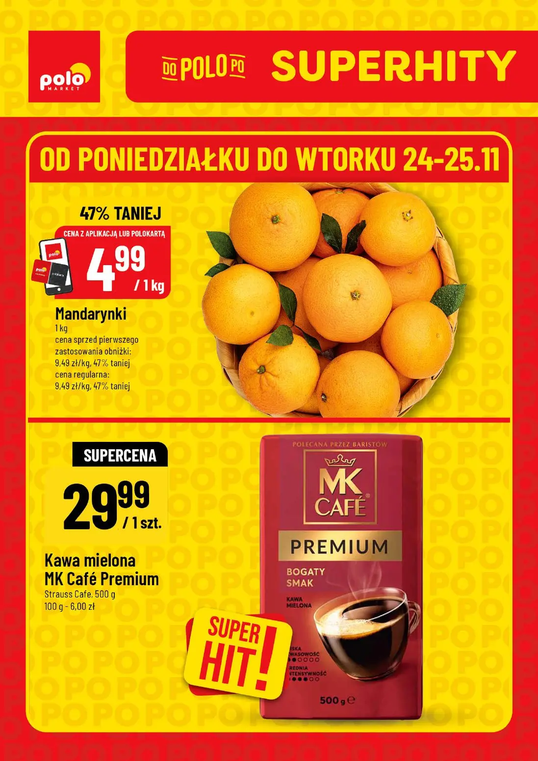 gazetka promocyjna POLOmarket Super hity na poniedziałek i wtorek - Strona 1
