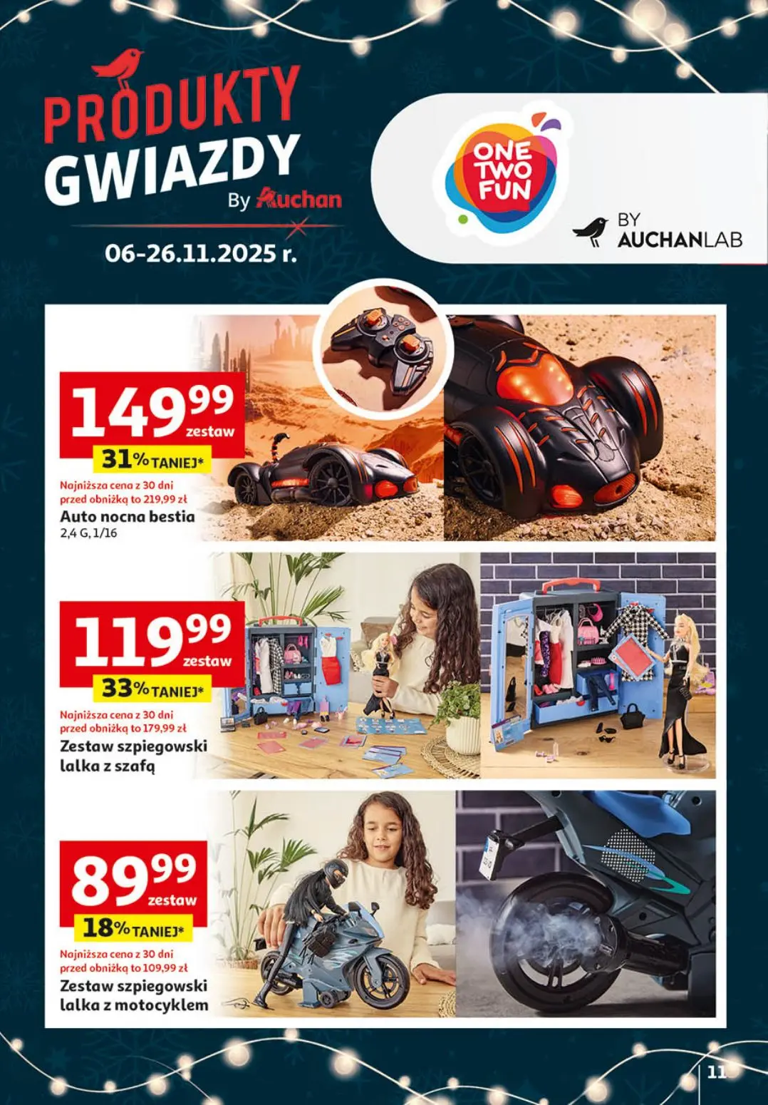 gazetka promocyjna Auchan Święta, jak babcie kocham - Strona 11