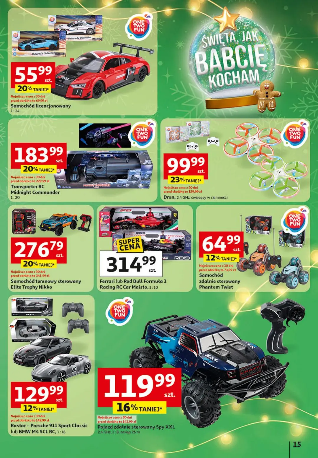 gazetka promocyjna Auchan Święta, jak babcie kocham - Strona 15