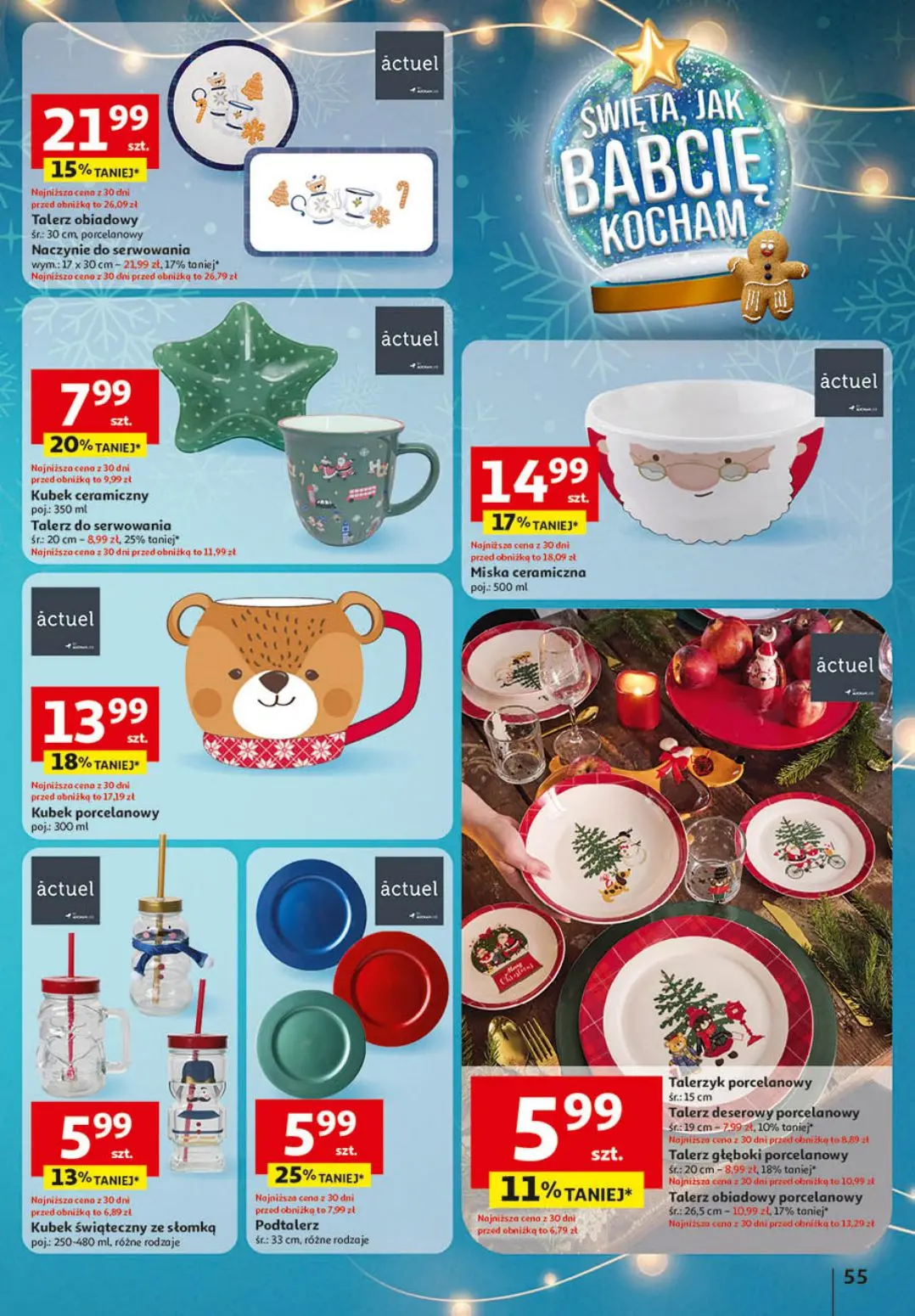 gazetka promocyjna Auchan Święta, jak babcie kocham - Strona 55