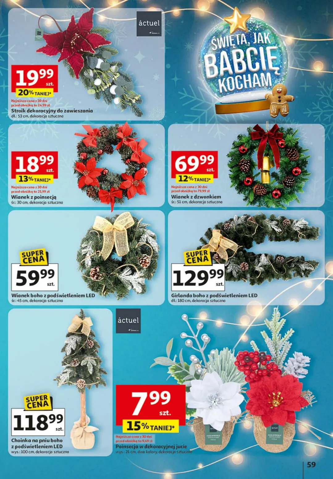 gazetka promocyjna Auchan Święta, jak babcie kocham - Strona 59