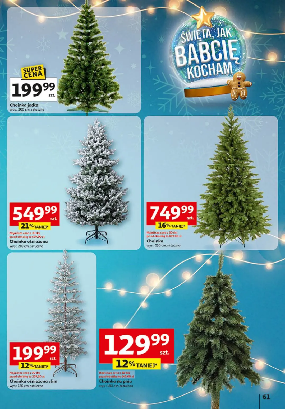 gazetka promocyjna Auchan Święta, jak babcie kocham - Strona 61
