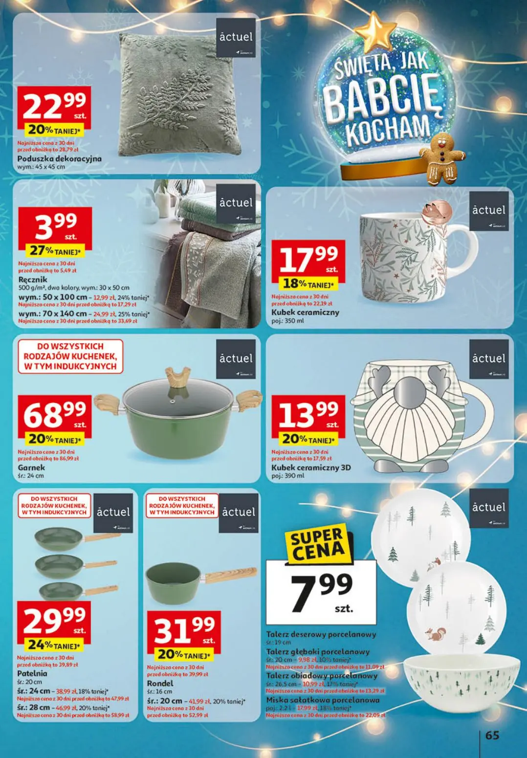 gazetka promocyjna Auchan Święta, jak babcie kocham - Strona 65