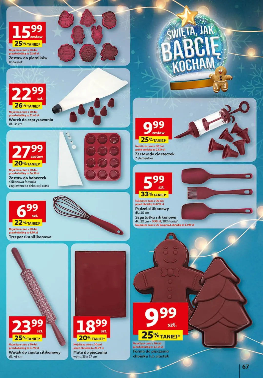 gazetka promocyjna Auchan Święta, jak babcie kocham - Strona 67