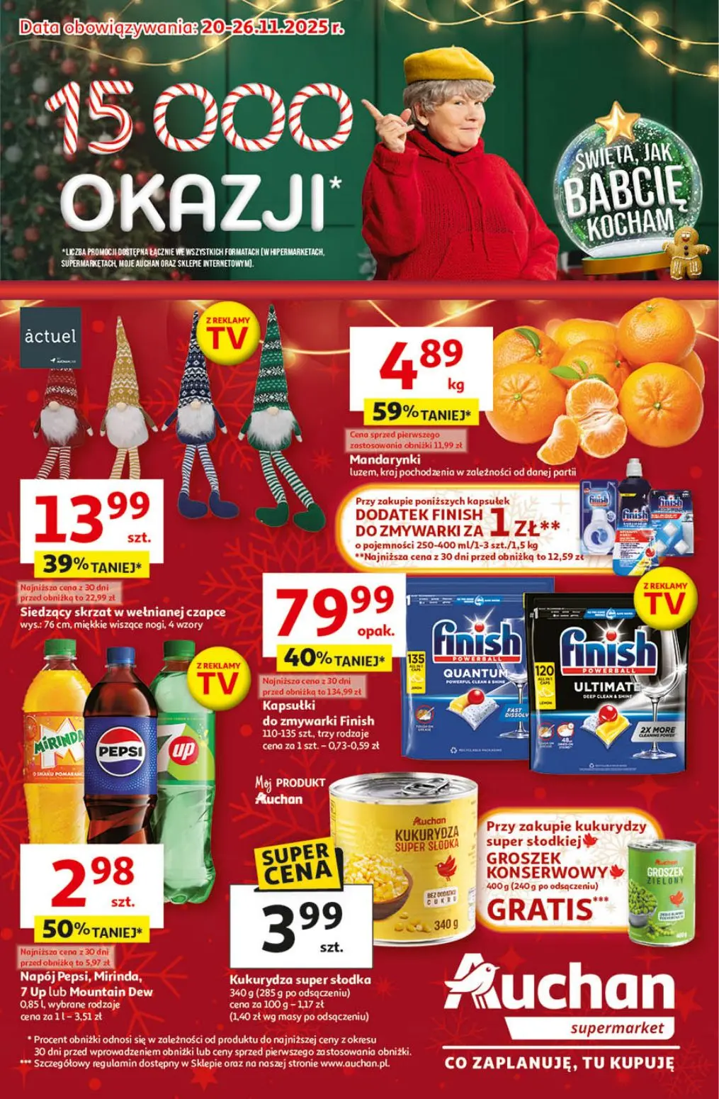 gazetka promocyjna Auchan Supermarket 15000 okazji - Strona 1