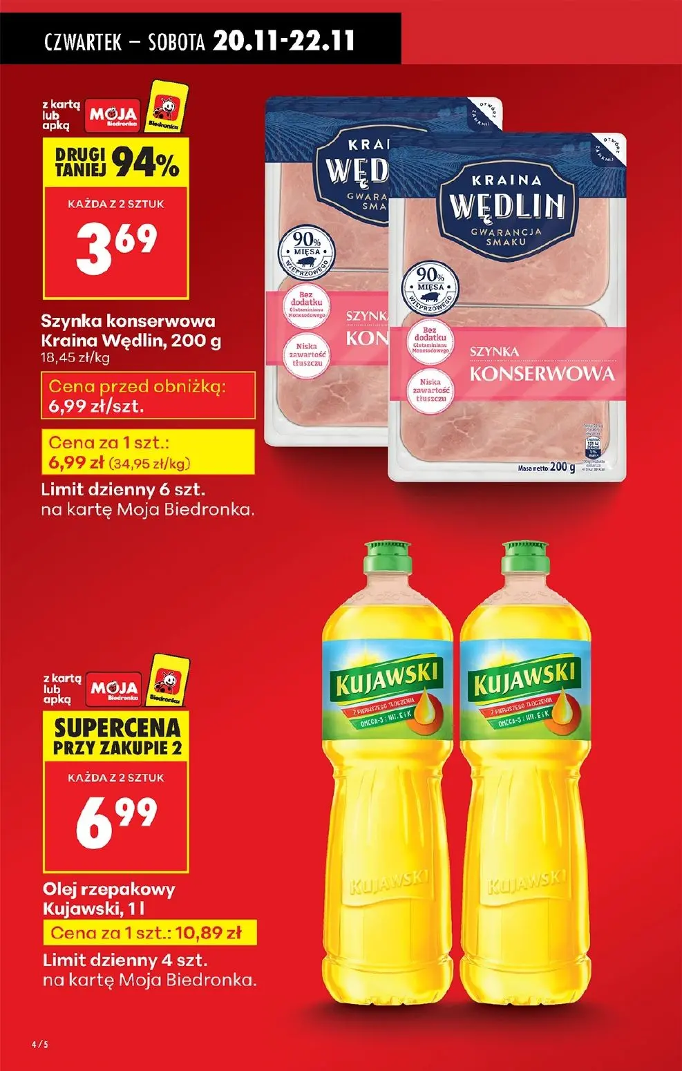 gazetka promocyjna Biedronka Od czwartku - lada tradycyjna - Strona 4