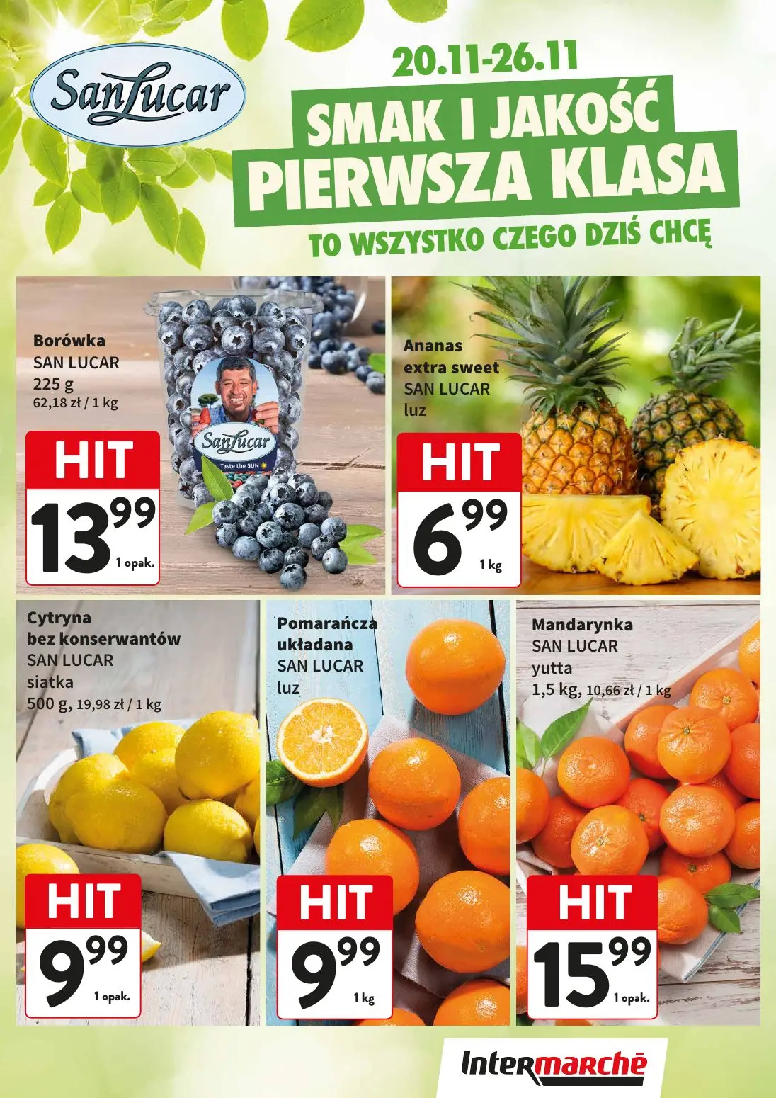 gazetka promocyjna Intermarche Smak i jakość pierwsza klasa - Strona 1