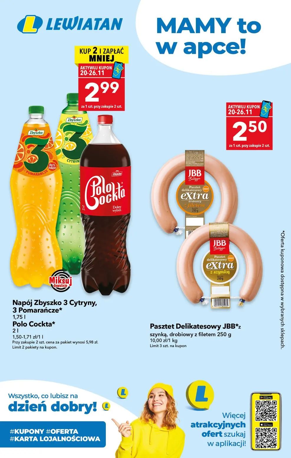 gazetka promocyjna LEWIATAN Z kuponami w Lewiatanie - Strona 1