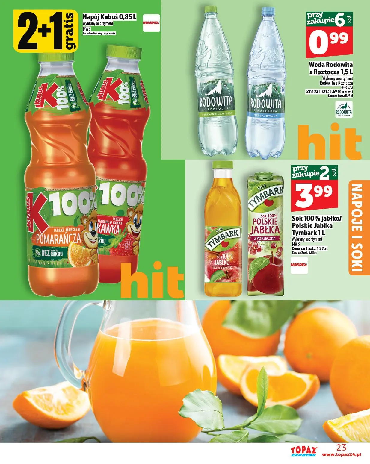 gazetka promocyjna Topaz Express - Strona 23