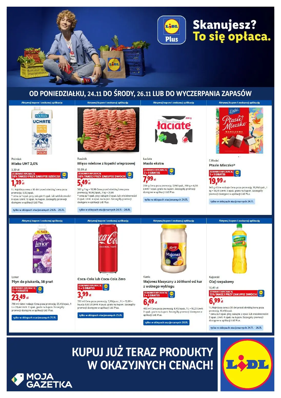 gazetka promocyjna LIDL Lidl plus. Skanujesz - To się opłaca - Strona 1