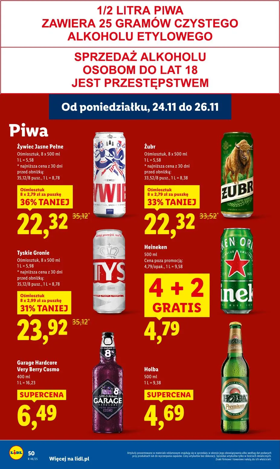 gazetka promocyjna LIDL Od poniedziałku - Strona 50