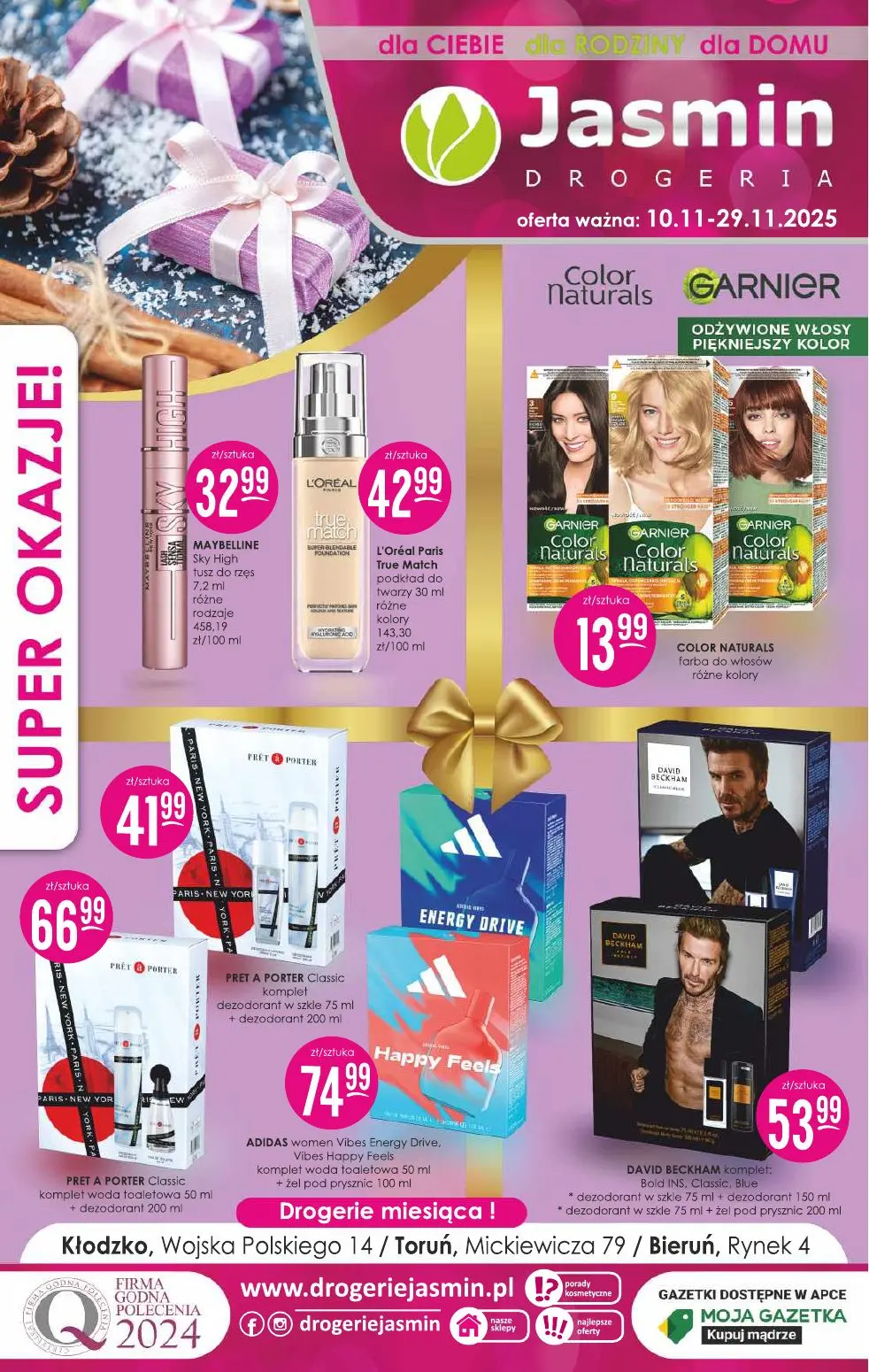 gazetka promocyjna DROGERIE JASMIN  - Strona 1