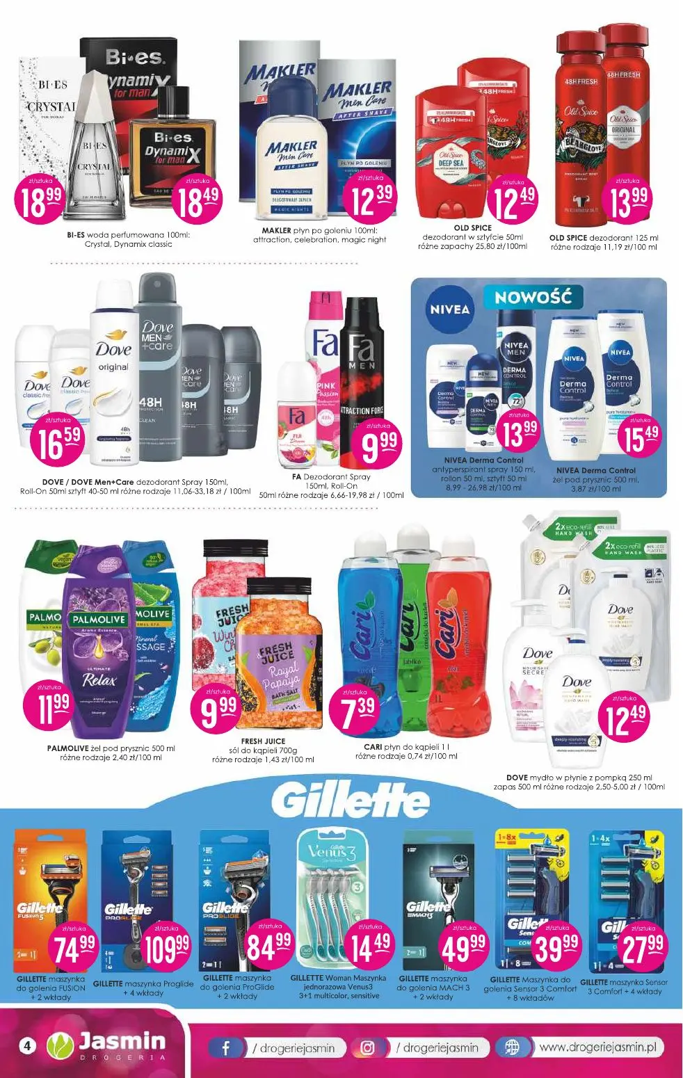 gazetka promocyjna DROGERIE JASMIN  - Strona 4