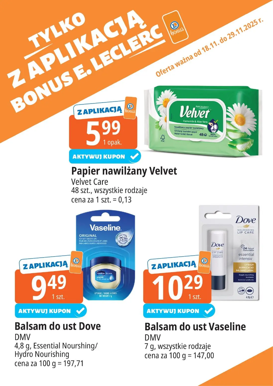 gazetka promocyjna E.Leclerc Bonus skanujesz kasę zyskujesz! - Strona 17