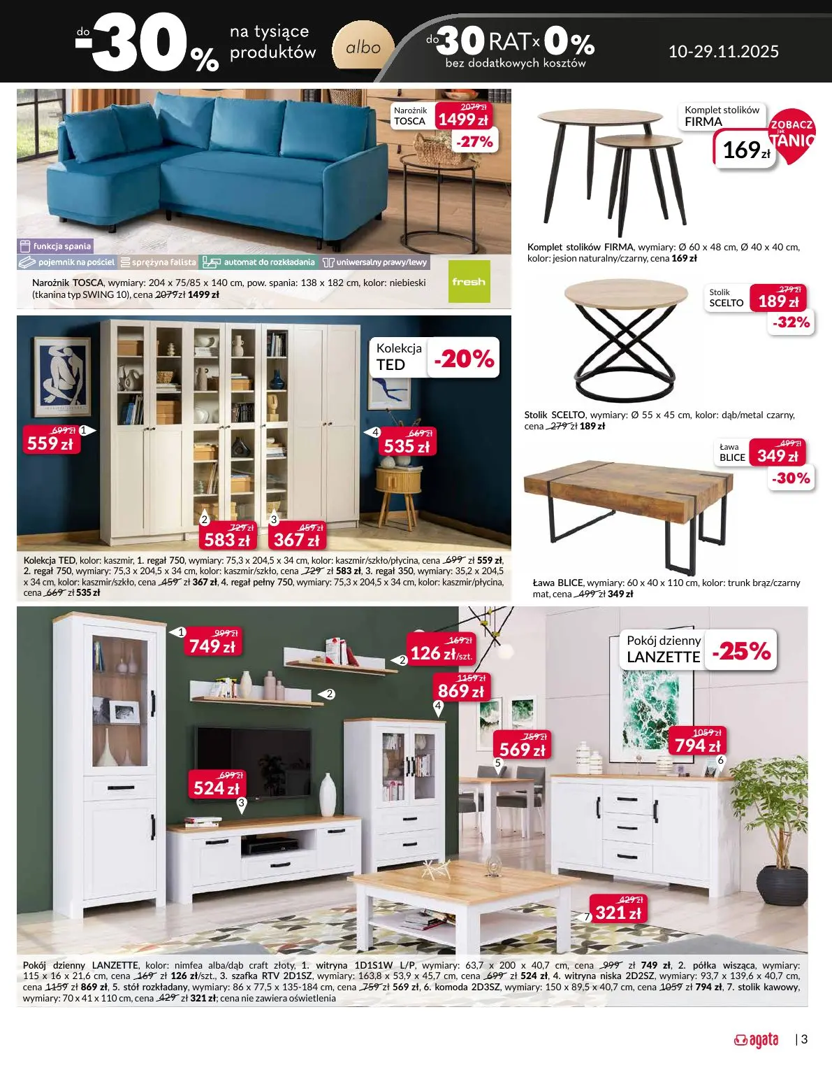 gazetka promocyjna Agata Wielkie otwarcie - Olsztyn - Strona 3